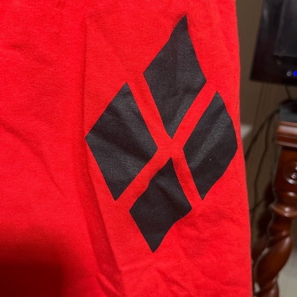 Official DC Harley Quinn Skater Skirt - Red and Black - L - Picture 3 of 6